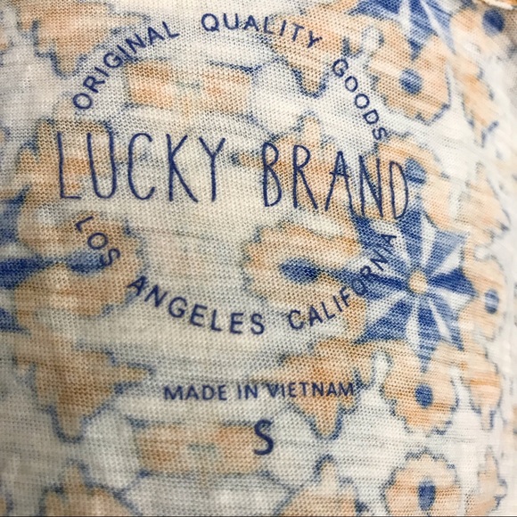 Small Lucky Brand multicolor top Small - Picture 5 of 5